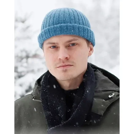 Winter Mist Hat by DROPS Design – Mössa Stickmönster str. S/M – L/XL Lågt pris