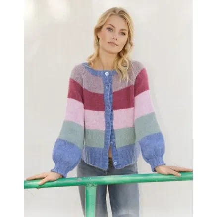 Premium Sweet Country Sunrise Jacket by DROPS Design – Jacka stickmönster str. S – XXXL