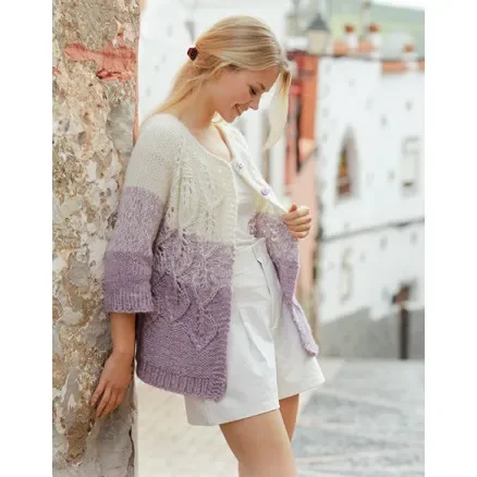 Expressleverans Wistful by DROPS Design – Jacka Stickmönster str. S – XXXL