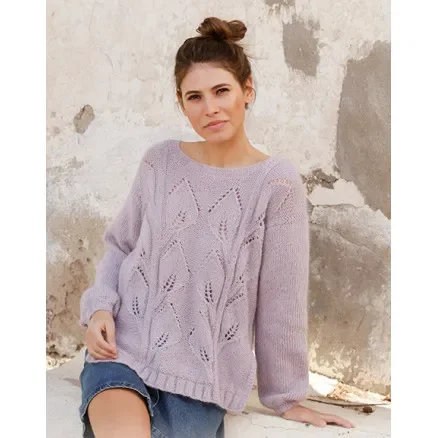 Endast idag Sweet Topaz by DROPS Design – Blus Stickmönster str. S – XXXL