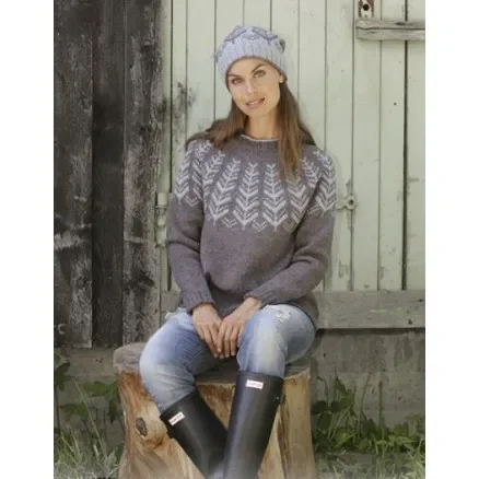 Inner Circle by DROPS Design – Stickmönster blus str. S – XXXL Begränsad tid