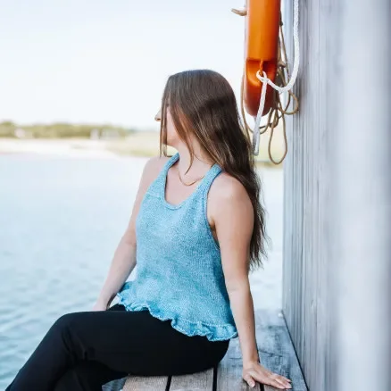 Begränsat antal Lily Sommartop av Rito Krea – Topp Stickmönster strl S-XL
