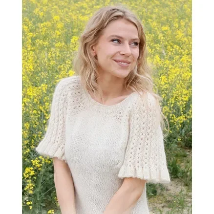 Pearlescent Topp by DROPS Design – Tröja Stickmönster str. S – XXXL Köp nu
