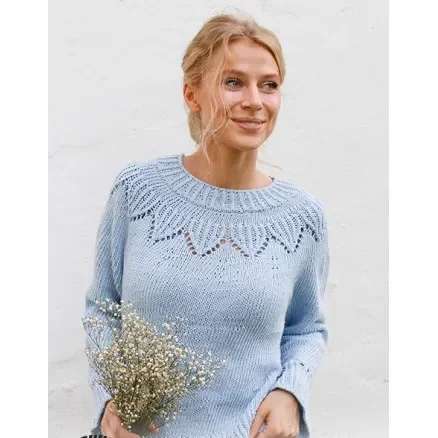 Lägg i varukorgen Echo Mountain by DROPS Design – Tröja Stickmönster str. S – XXXL