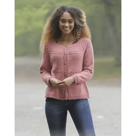 Nedsatt pris Namdalen Jacket by DROPS Design – Jacka Stickmönster strl. S – XXXL