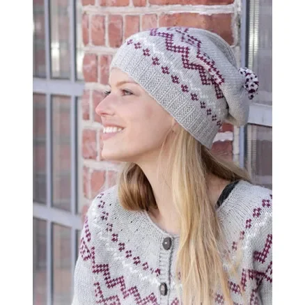 Old Mill by DROPS Design – Mössa stickmönster str. S/M – L/XL Utförsäljning
