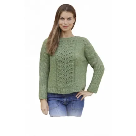 Clover by DROPS Design – Tröja Stickmönster str. S – XXXL Nyhet