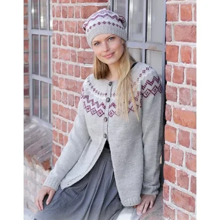 Säker betalning Old Mill by DROPS Design – Jacka stickmönster str. S – XXXL