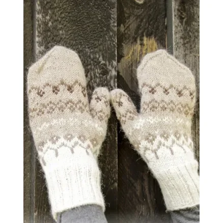 Endast idag Talvik Mittens by DROPS Design – Vantar stickmönster str. S/M