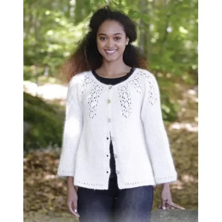 Nineveh by DROPS Design – Jacka Stickmönster strl. S – XXXL Trygg betalning