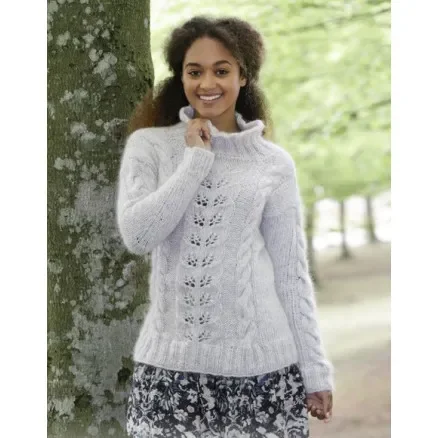 Outlet Winter Flirt by DROPS Design – Tröja Stickmönster strl. S – XXXL