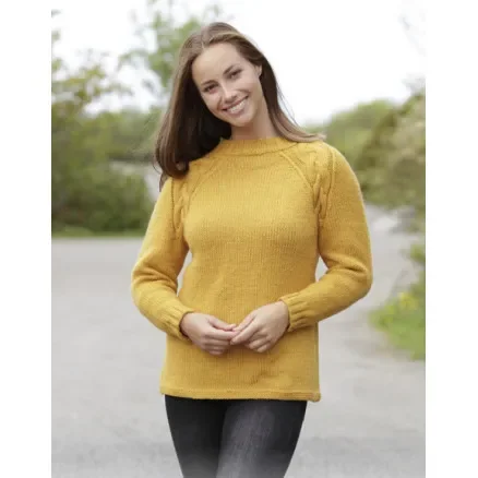 Sista chansen Solfest by DROPS Design – Tröja Stickmönster strl. S – XXXL