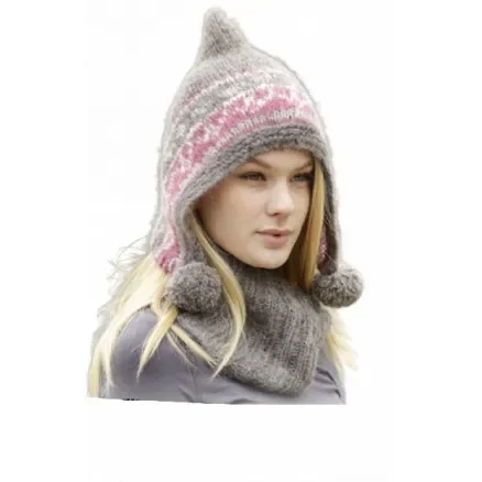 Sweet Winter Hat by DROPS Design – Mössa och hals Stick-mönster str. S/M – L/XL Säker betalning