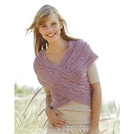 Summer Twist by DROPS Design – Bolero Stick-mönster strl. S – XXXL Beställ idag