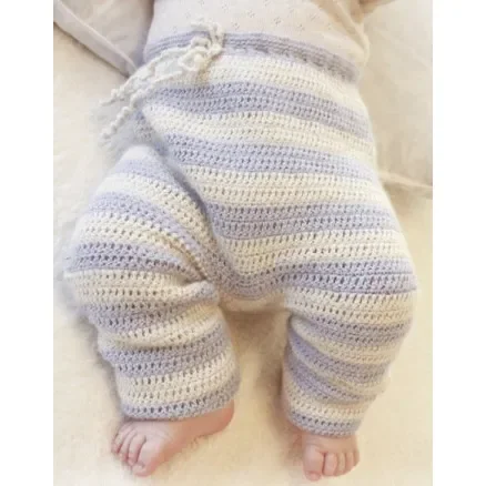 Säker betalning Heartthrob Pants by DROPS Design – Baby Byxor Virkmönster strl. 1/3 mån – 3/4 år
