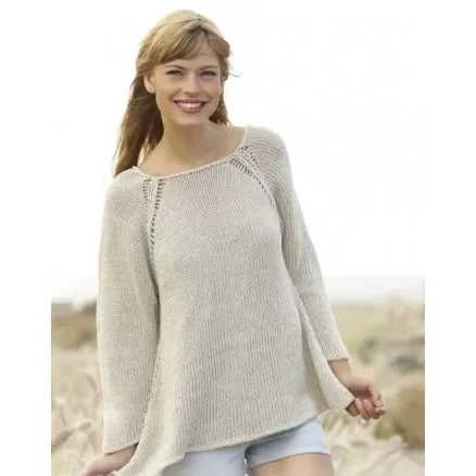 Everyday Comfort by DROPS Design – Tröja Stick-mönster strl. S – XXXL Fynd