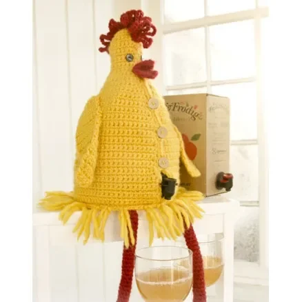 Coq Au Vin by DROPS Design – Vingömma Virkmönster 55x35 cm Rabatt
