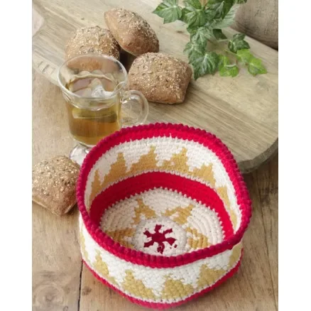 Â Breakfast Treats by DROPS Design – Korg Virkmönster 18x9 cm Reapris