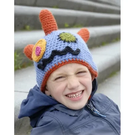 Crazy Eyes by DROPS Design – Mössa Virkmönster strl. 3/5 – 10/12 år Snabb frakt