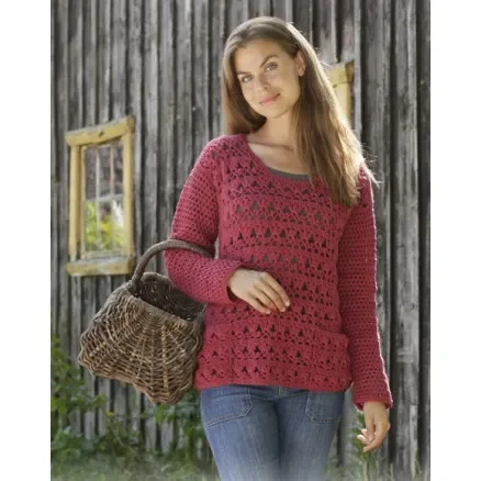 Last Harvest by DROPS Design – Virkmönster blus str. S – XXXL Bästa pris