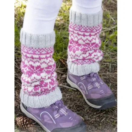 Kampanjpris Forest Dance Legwarmers by DROPS Design – Benvärmare Stick-mönster strl. 3/5 – 9/12 år