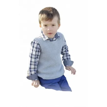 Vest is Best! by DROPS Design – Tröja Stick-mönster strl. 2 – 11/12 år Premium