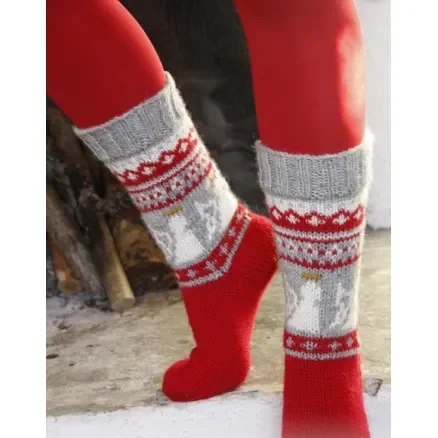 risnedsättning Angel Feet by DROPS Design – Sockor Stick-mönster str. 32/34 – 41/43