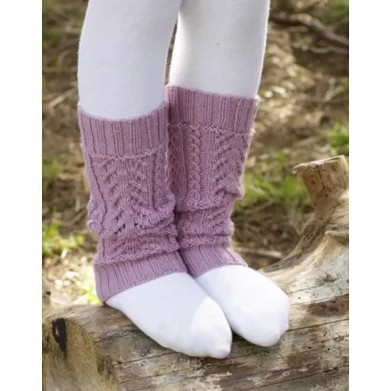 Lågt pris Raspberry Cream by DROPS Design – Benvärmare Stick-mönster 24 cm