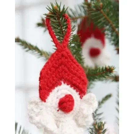 Red Nose Santa by DROPS Design – Jultomte Virk-mönster 8 cm Sänkt pris