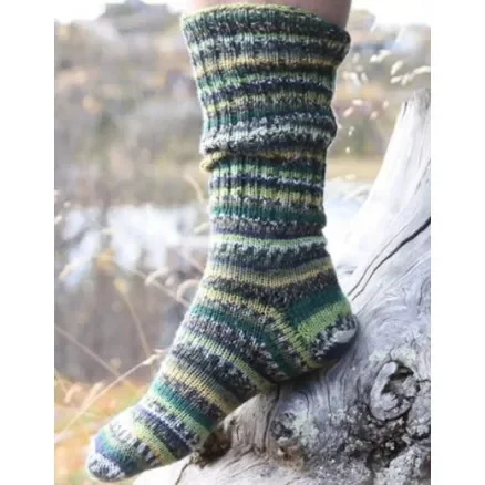 Woodlands by DROPS Design – Sockor Stick-mönster str. 38/40 – 44/46 Snabb leverans