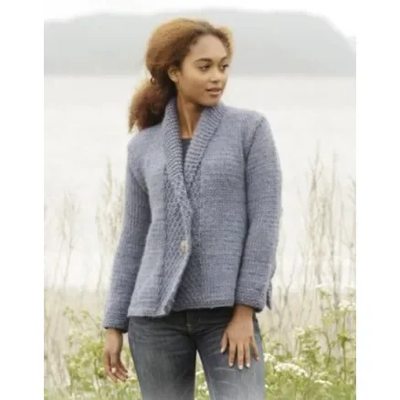 Begränsat erbjudande Winter Mössas by DROPS Design – Jacka Stick-mönster strl. S – XXXL