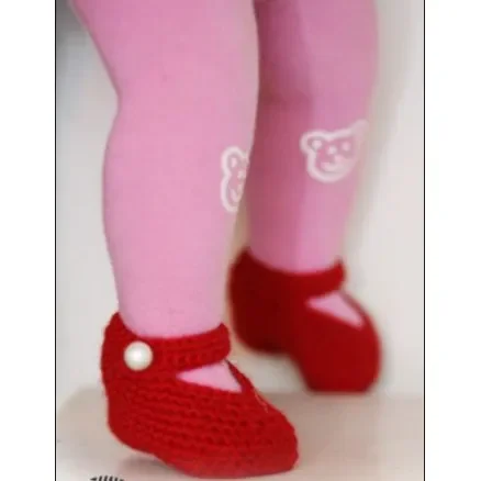 I lager Rosy Toes by DROPS Design – Tofflor Virk-mönster strl. 1/3 mån – 3/4 år