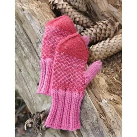 Köp nu Warmhearted Mittens by DROPS Design – Vantar Stick-mönster str. 12/18 mån – 5/6 år