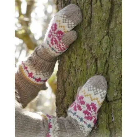 Prairie Fairy Mittens by DROPS Design – Vantar Stick-mönster strl. 3/5 – 9/12 år Billig