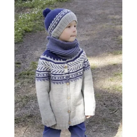 Little Adventure Jacket by DROPS Design – Jacka Stick-mönster strl. 3/4 – 11/12 år Erbjudandepris