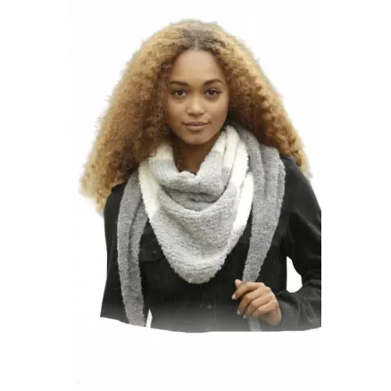 Kampanjpris Warm Mist by DROPS Design – Sjal Stick-mönster 180x40 cm