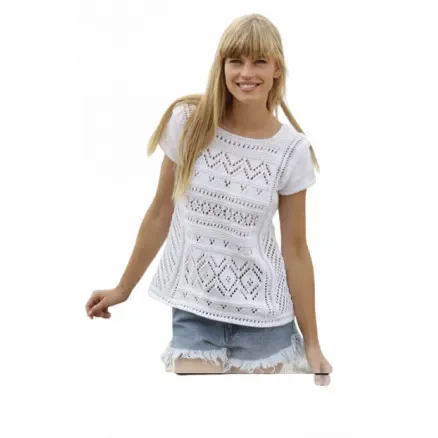 Erica Topp by DROPS Design – Topp Stick-mönster strl. S – XXXL Köp nu