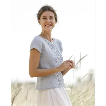 Sänkt pris Charlotte Cardigan by DROPS Design – Cardigan Stick-mönster strl. S – XXXL