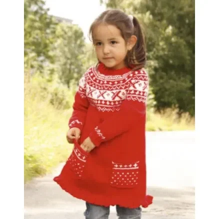 Selina by DROPS Design – Tunika Stick-mönster strl. 3/4 år – 11/12 år Köp online