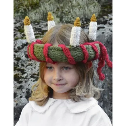 Little Lucia by DROPS Design – Luciakrona Virk-mönster 63 cm Extra rabatt