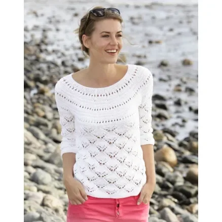 Endast denna vecka Clara by DROPS Design – Tröja Stick-opskrift strl. S – XXXL
