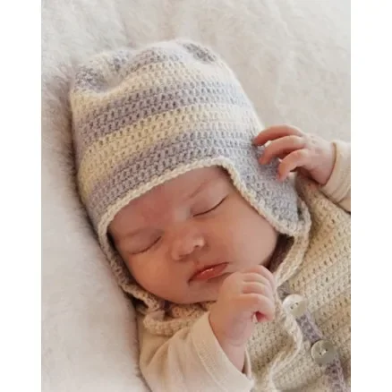 Lågt pris Heartthrob Hatt by DROPS Design – Baby Mössa Virk-mönster strl. 1/3 mdr – 3/4 år
