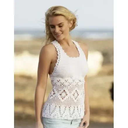 Aphrodite by DROPS Design – Topp Virkmönster strl. S – XXXL Kampanj