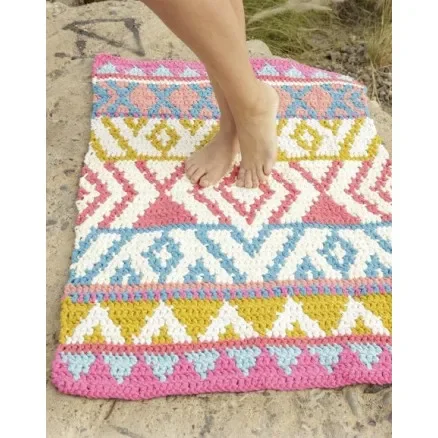 The Trail by DROPS Design – Matta Virk-mönster 68x106 cm Snabb frakt