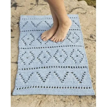 Fynd Boardwalk by DROPS Design – Matta Virk-mönster 61x100 – 73x123 cm