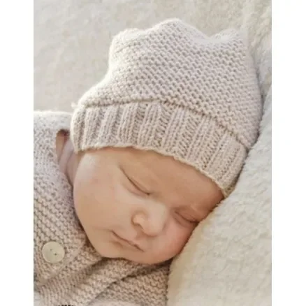 In my dreams by DROPS Design – Baby Mössa Stick-mönster strl. Prematur – 3/4 år Rabatter