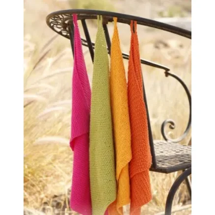 Summer Spices by DROPS Design – Handdukar Stick-mönster 31x45 cm Outlet