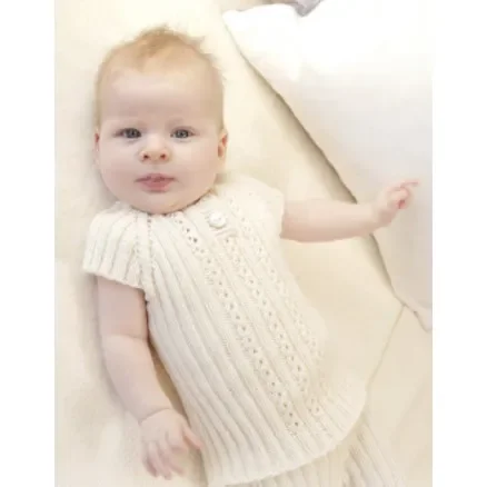 Simply Sweet Singlet by DROPS Design – Baby Undertröja Stick-mönster strl. Prematur – 3/4 år Extra rabatt