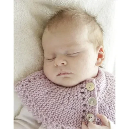Billigare Serene by DROPS Design – Baby Fuskpolo Stick-mönster strl. 0/3 mdr – 3/4 år