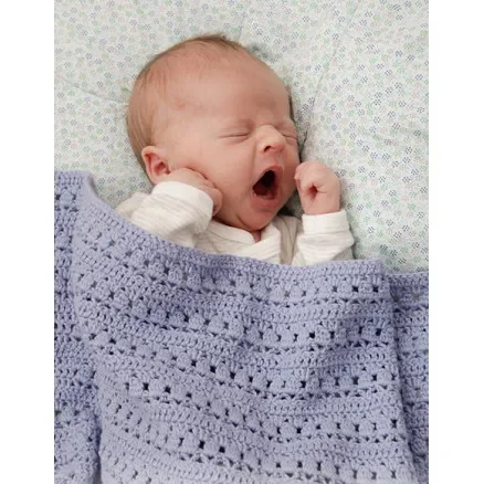 Sleepyhead by DROPS Design – Baby Filt Virkmönster 66-80 cm Rabatter